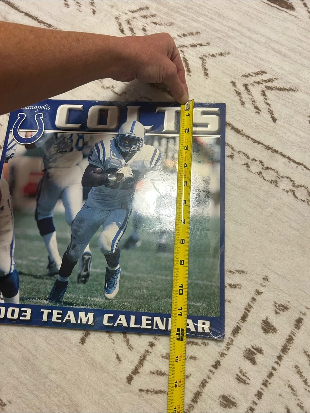 Vintage 2003 Indianapolis Colts NFL Team Calendar Sealed Peyton Manning